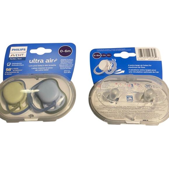 2 packs Pacifiers brand new 0-6 - Picture 1 of 3